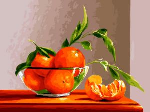 Белоснежка Натюрморт с апельсином