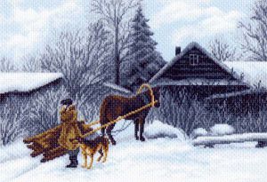 Матрёнин Посад Зима в деревне