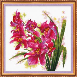 Абрис Арт Лиловые орхидеи