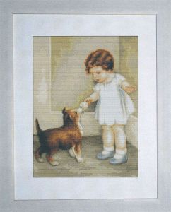 Luca-S Девочка с собакой