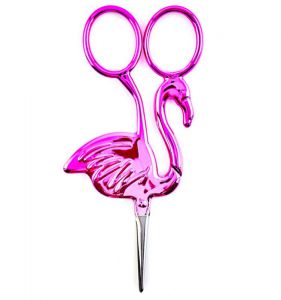 Hemline Ножницы для вышивания Фламинго