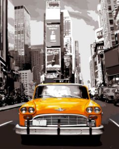 Цветной Нью-Йоркское такси