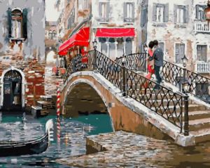 Цветной Венецианский мостик