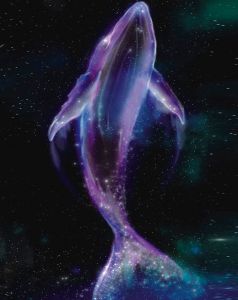 Цветной Неоновый кит
