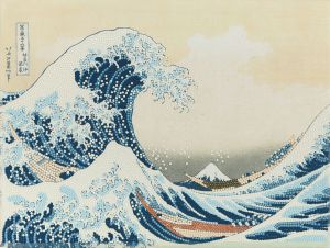 Фрея Большая волна в Канагаве. Кацусика Хокусай