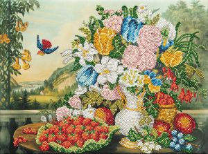 Фрея Натюрморт - Цветы и фрукты