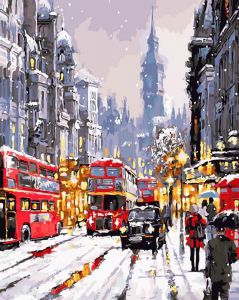 Цветной Зимний Лондон