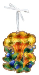 Щепка Ёлочная игрушка. Лисички