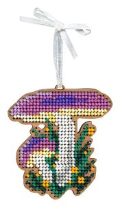 Щепка Ёлочная игрушка. Сыроежка