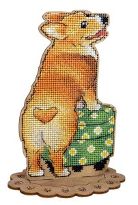 Щепка Корги и пуфик