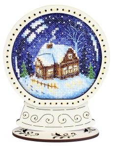 Щепка Снежный шар. Деревенский дом