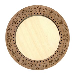 Щепка Рамка для миниатюр. Круглая