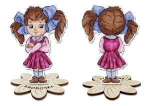 Жар-птица Кнопочка (с подставкой)