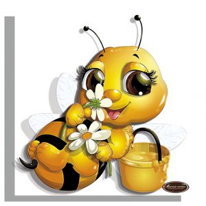 Магия Хобби Пчелка с цветами